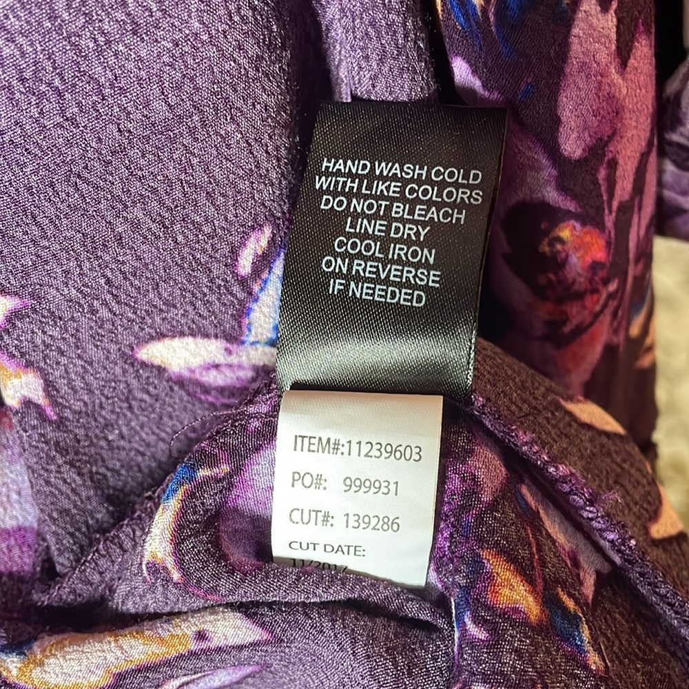 Torrid Floral Print Fringe Kimono in Waters Edge Size 1x (14 - 16) - Picture 13 of 13